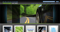Desktop Screenshot of cleanmachinetouchlesscarwash.com